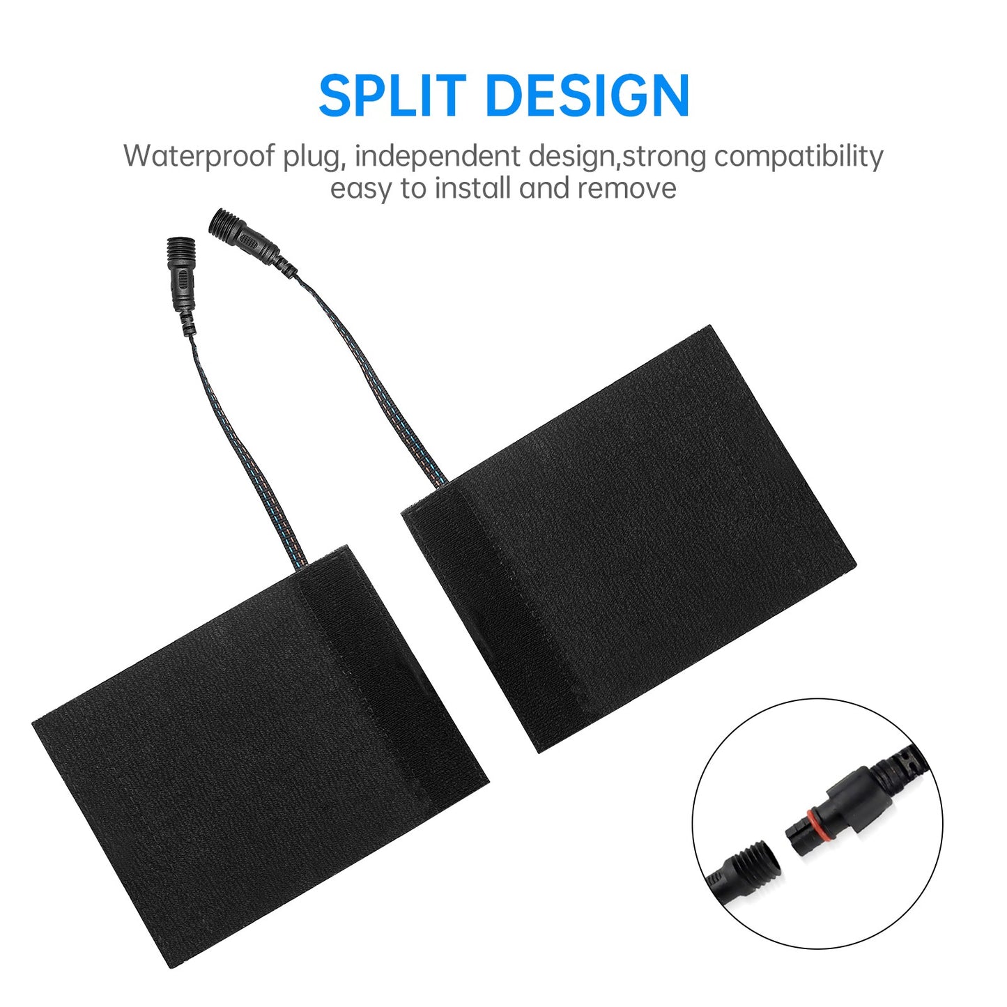 Extractme Punhos Aquecidos para Motocicleta 5V USB 6 Marchas Aquecedor Elétrico de Punho Antivibração Antiderrapante Kits de Aquecimento Rápido