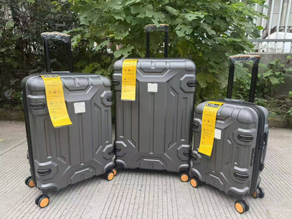 COLENARA Suitcase New ABS + PC Boarding Box Three Sets of Large-capacity Trolley Bags Women's Wheeled Travel Bag Luggage