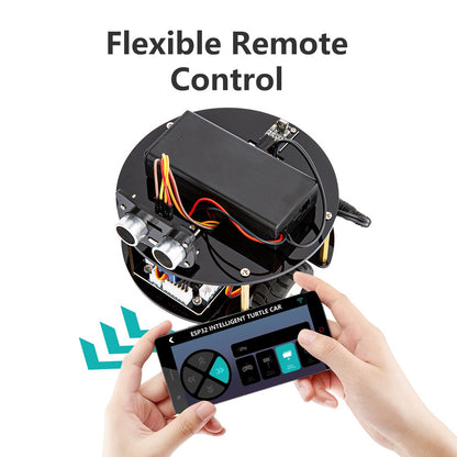 ESP32 Smart Robot Car Kit Carro de Controle Remoto para Projeto de Programação Arduino Kit de Codificação Científica de Educação STEM