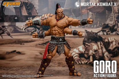?MT?Original Storm Collectibles Mortal Kombat GORO Action Figure Model Toys