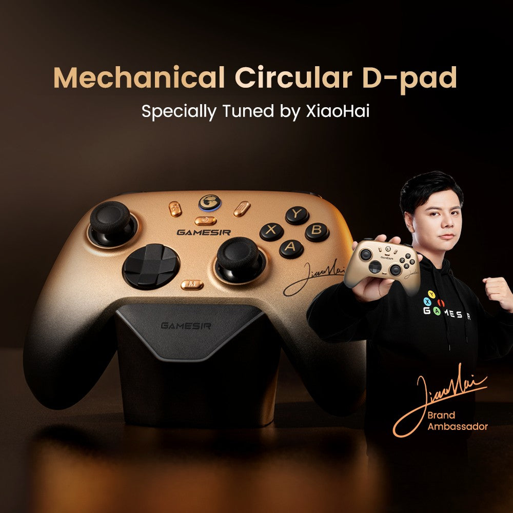 GameSir Nova 2 Lite Wireless Game Controller Switch Gamepad Hall Effect Joysticks Anti-Drift for Nintendo Switch / iPhone / Android / PC