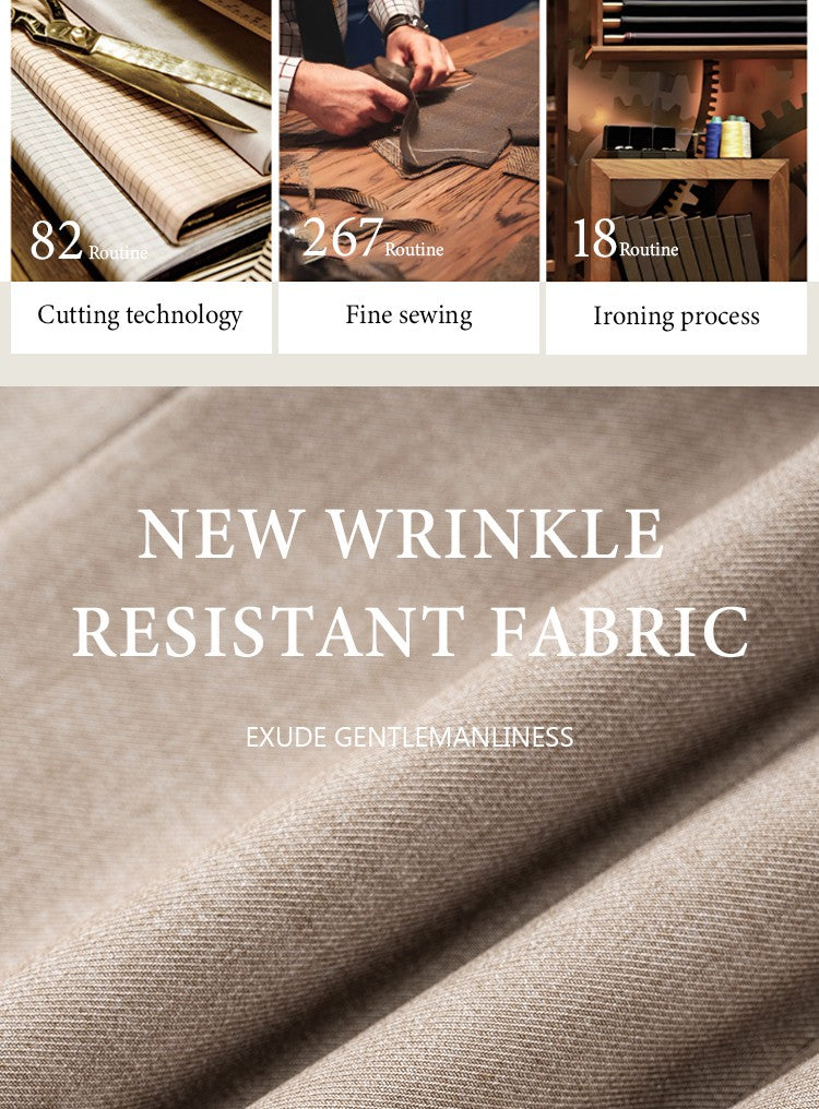 ST Cassy Elegant man suit for wedding Slim Fit Double Breasted Multiple buttons Casual Business man 2 piece outfit set