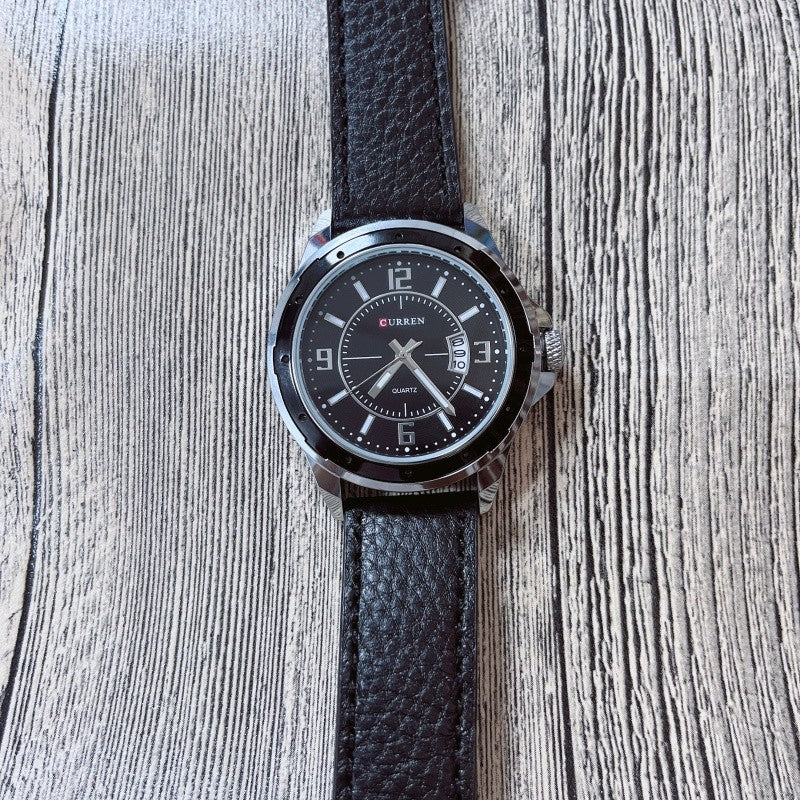 CURREN 8124,8208,8192,8230 Factory Watch Men Calendar Sport Military Male Clock Brand Luxury Origianl PU Leather Band Wristwatch