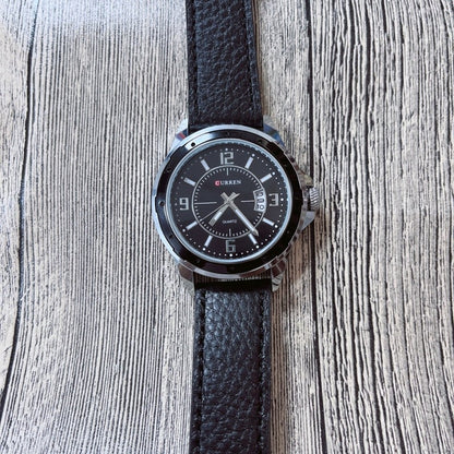 CURREN 8124,8208,8192,8230 Factory Watch Men Calendar Sport Military Male Clock Brand Luxury Origianl PU Leather Band Wristwatch