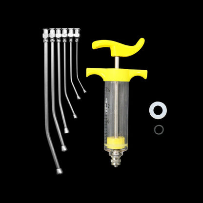 Kit de Seringa para Alimentação de Aves de 10ml-50mL com 6 Peças de Tubo de Gavagem Curvo Seringa de Leite Agulha para Alimentação de Líquidos para Pets