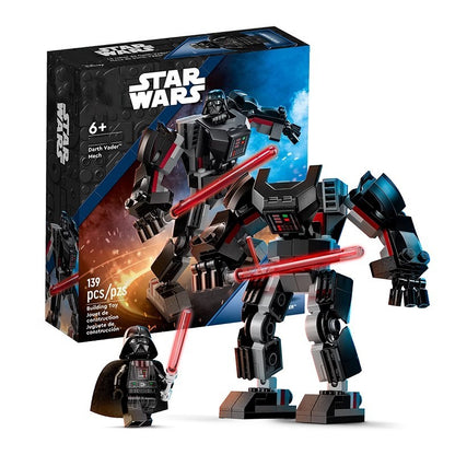 Hasbro Star Wars 75368 Darth Vader Mech Mannequin Building Kit with Openable Mech Collectible Toys