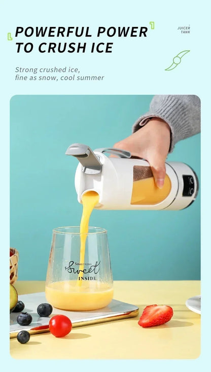 Mini Blender Electric Juicer Usb Charging Household Appliances Juicer Cup Kitchen Commuting Outdoor Activities Portable Juicer?