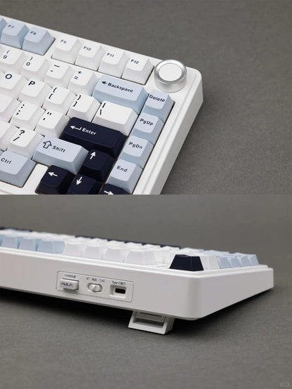 Teclado Mecânico AULA F75 Com Fio/Sem Fio 2.4G/Bluetooth RGB PBT Layout 75% Perfil OEM Gasket Personalizado Teclado Gamer de PC