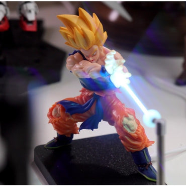 Dragon Ball Son Goku Night Light Anime Touch Kamehameha Night Light Creative Desk Decoration Cool Model Doll Boys  Gifts