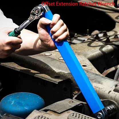 Chave Catraca de Extensão Longa Rotativa Torque Soquete de Impacto Grande Chave Inglesa Espaços Apertados Ferramentas Automotivas 1/2", 1/4" e 3/8