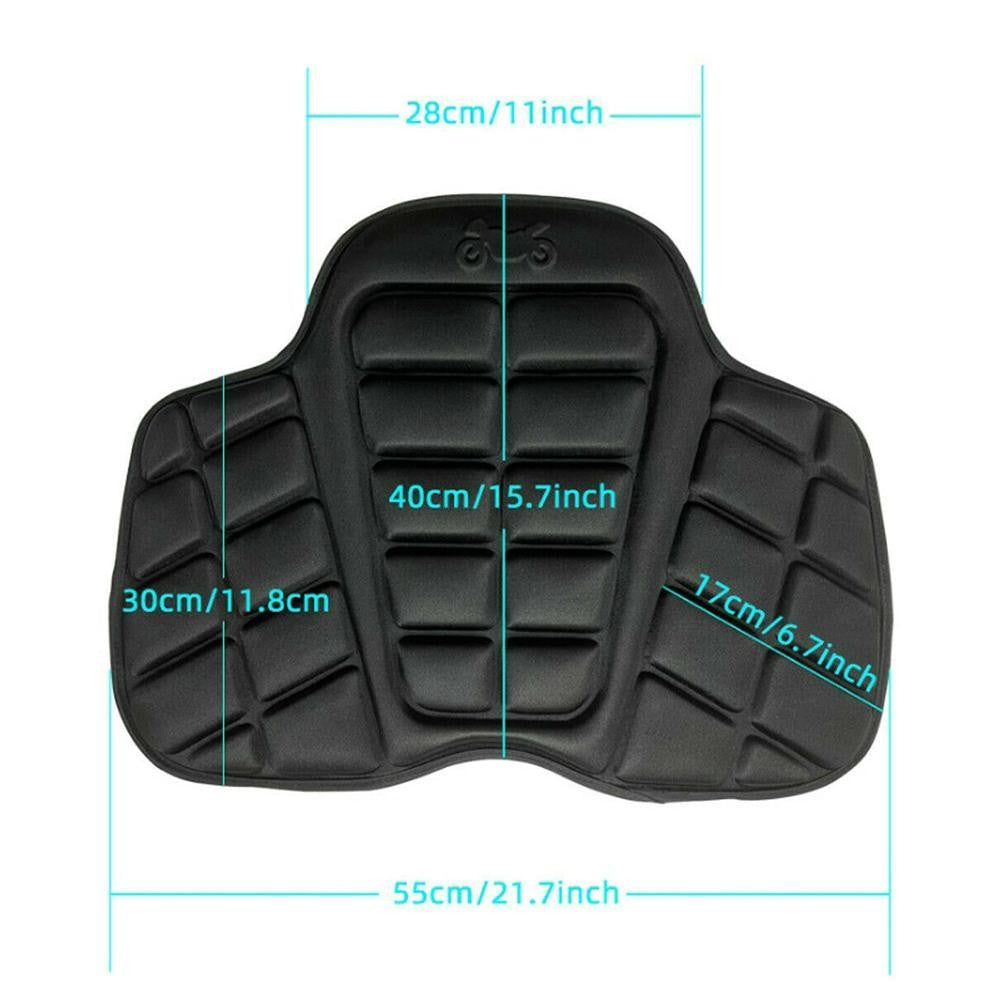 Almofada de assento de motocicleta de gel de conforto de ar 3D universal Almofada de sela de motocicleta Almofada de envoltório completo Acessórios para motocicletas