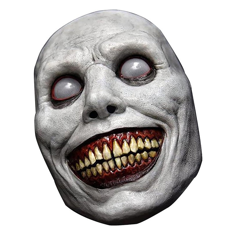 Creepy Demon Smiling Face Mask Horror Exorcist Style Plastic Ghost Skull Mask Halloween Carnival Cosplay Party Costume Prop