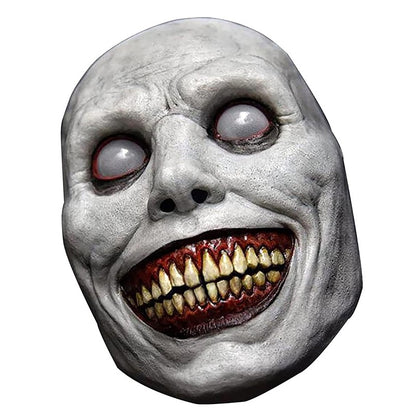 Creepy Demon Smiling Face Mask Horror Exorcist Style Plastic Ghost Skull Mask Halloween Carnival Cosplay Party Costume Prop