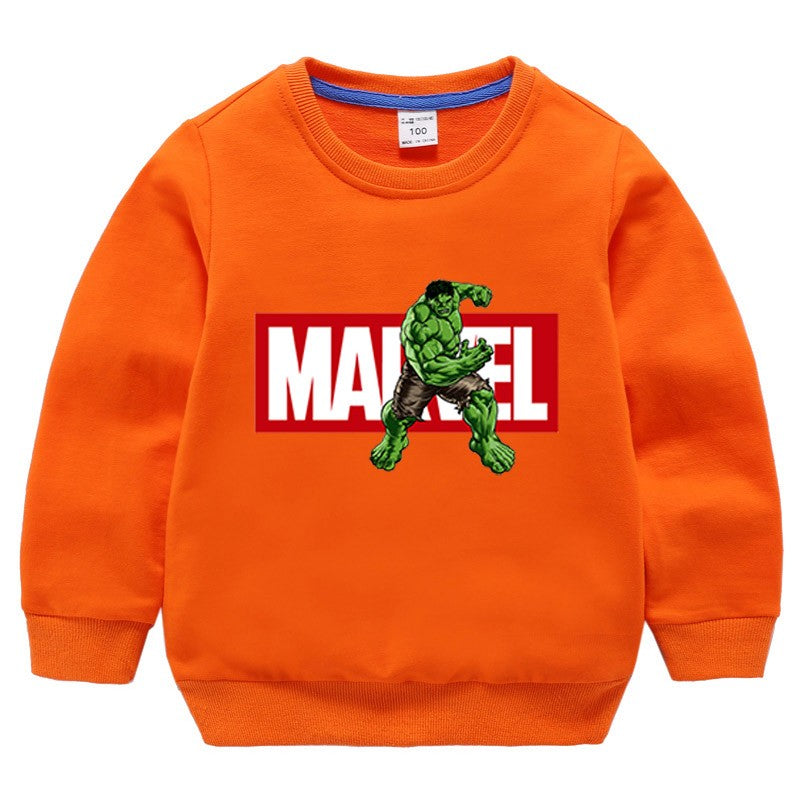 Hot Toys New Spring Autumn New Boys Cartoon Sweaters Children's Clothing Long Sleeve Knitwear Kids Jumper Top Outer Wear