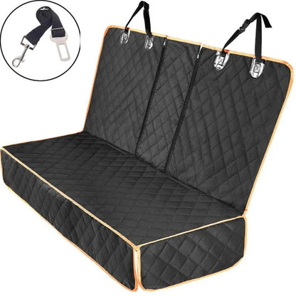 Capa para Banco de Carro para Cães à Prova D'Água Protetor de Assento Traseiro Antiderrapante Universal para Transporte Seguro de Cães em Passeios