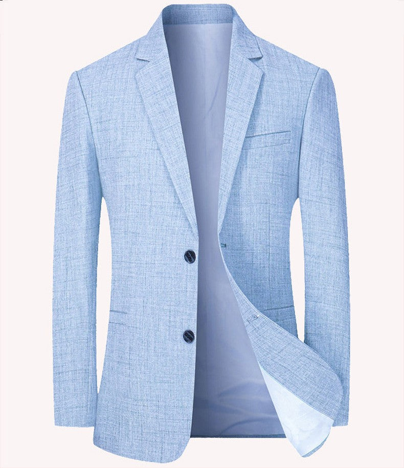 2025 New Men's Suit Jacket Thin Blazers Spring Autumn Solid Business Casual Suit Jacket Men Clothing  Blazer Hombre Coats