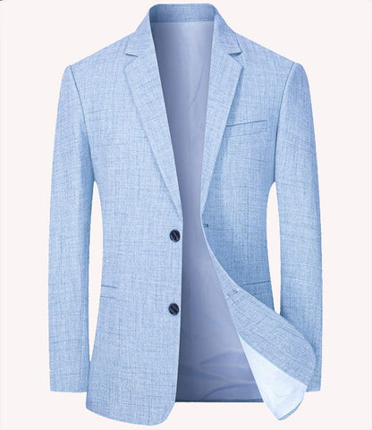 2025 New Men's Suit Jacket Thin Blazers Spring Autumn Solid Business Casual Suit Jacket Men Clothing  Blazer Hombre Coats