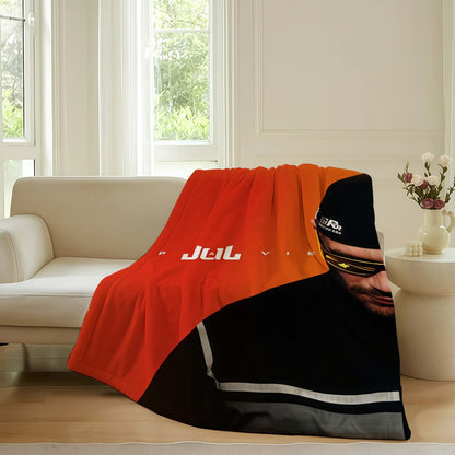 French singer J-Jul Blanket For Sofa Office Bed Plane Travel Sleep Read Relax Camping Soft And Warm