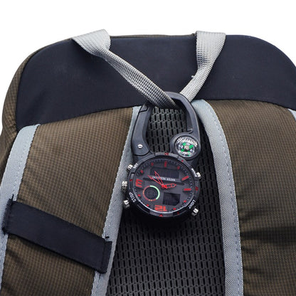 Climbing Watch Clip On Backpack Carabiner Analog Quartz Pocket Watch Men Mountaineering Outdoor Sports Man Woman Buckle Watches