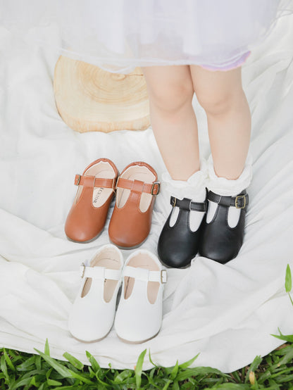 Meckior 2024 New Kids Girls Shoes New Moccasins Candy Color Soft Bottom Non-slip Children's Shoes Fashion Party Princess Shoes