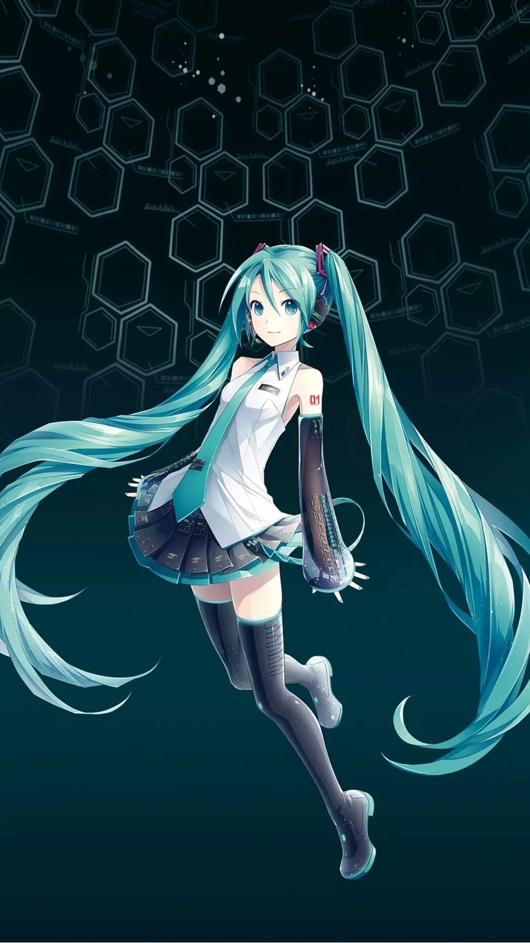 Anime Character Performance Clothes MIKU Anime Clothes Cosplay Clothes JK Skirt Same Suit Wig Accessories Halloween