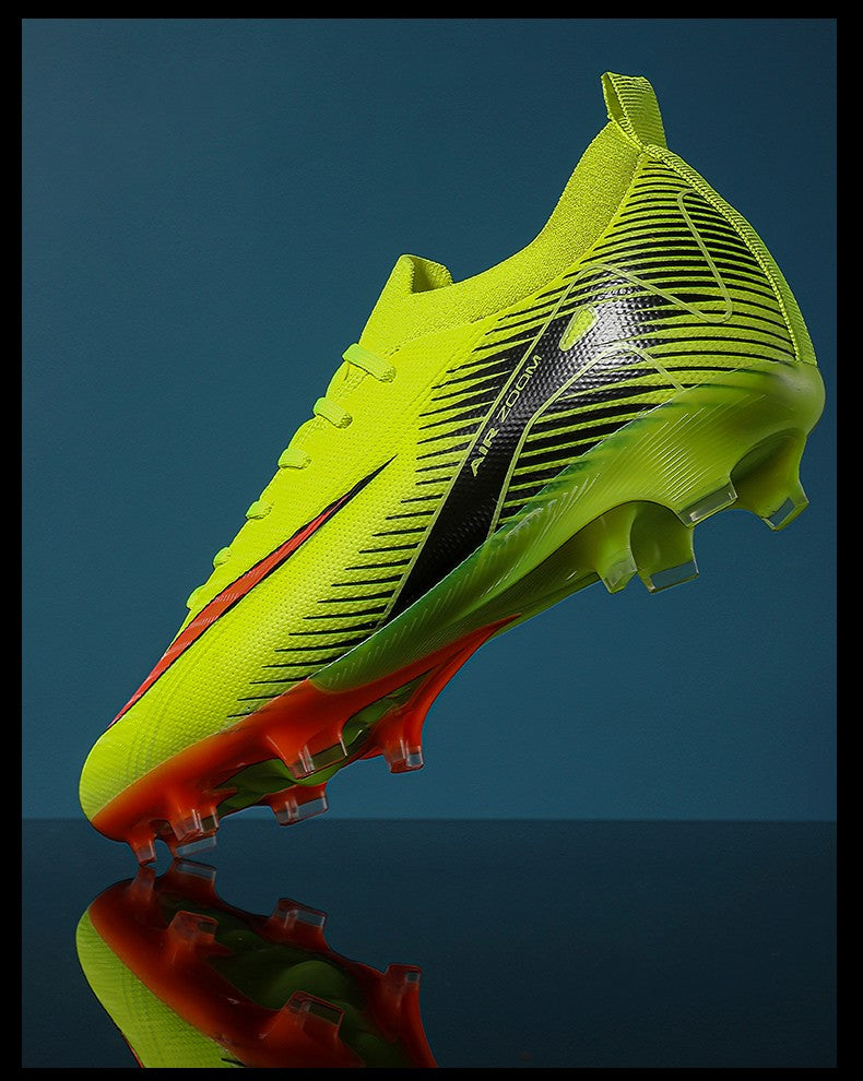 Men Training Football Boots Unisex Professional Soccer Shoes Trend Grass Cleats Outdoor Breathable Sport Ultra-light Non-slip