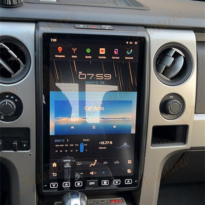 14,4 polegadas Android 13 128GB Para Ford F150 Raptor 2009-2014 Tesla Style Car GPS Navigation Multimedia Player Rádio Leitor de Fita Multimídia