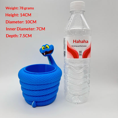 Disney Zootopia 2 Gary De’Snake Popcorn Bucket Figure - Pen Holder & Storage Bin, Collectible Desktop Organizer