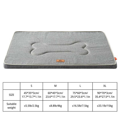 Cama de Cachorro Lavável de Inverno Almofada Reversível para Caixas de Transporte Cama Macia e Fofa para Canis Colchão para Cachorros Grandes, Médios e Pequenos