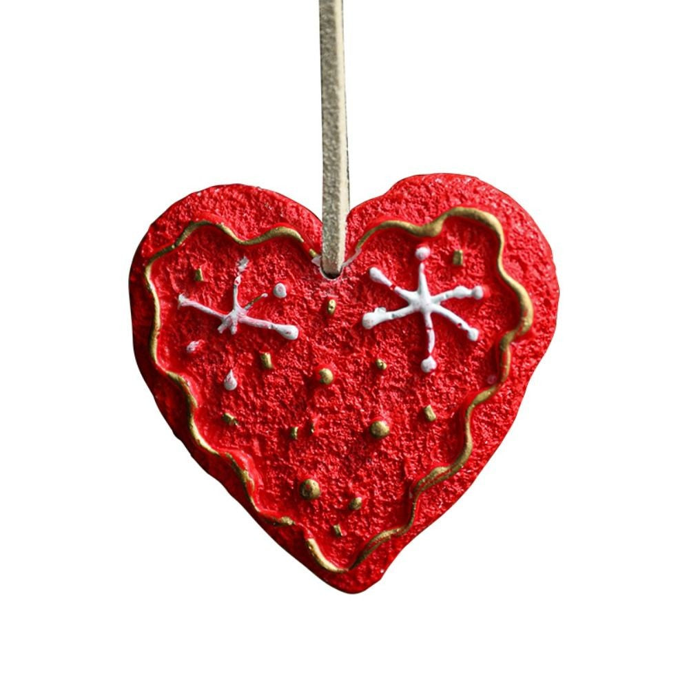 New Christmas Resin Pendant Horse Xmas Tree Decoration Christmas Socks Gift House DIY Kids Toys Gifts Xmas Ornaments