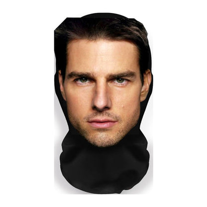 New 3D  Funny Elastic Realistic Celebrity Mask Visualized Masks Full Face Cosplay Balaclava Halloween Party Props Headcovers