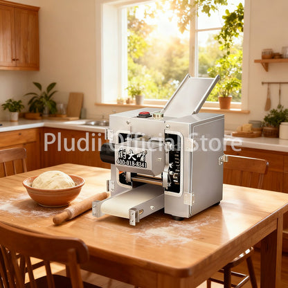 Máquina Automática Profissional de Massa para Dumpling, Laminadora Elétrica de Massa para Wonton Gyoza, Equipamento Comercial de Cozinha para Restaurantes
