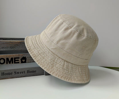 Korean Big Head Washed Denim Bucket Hats Men Cotton Sun Hat Plus Size 64cm Oversize Bob Panama Unisex Big Size Fisherman Cap