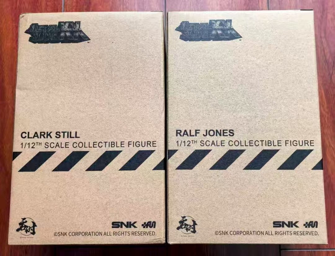 ?Original?Tunshi Studio TS-009 Metal Slug XX Clark Still TS-010 Ralf Jones Coleção de Enfeites 1/12