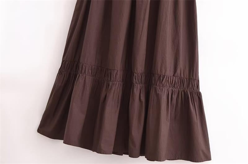 Dresses Summer Women's 2025 New Chic Tube Top Hanging Neck Holiday Dress Women's