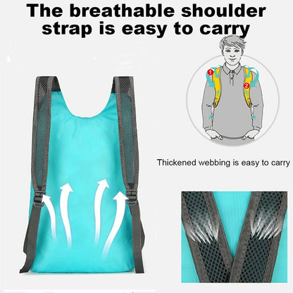 New Unisex Backpack Lightweight Folding Multi Color Outdoor Backpack Spring Fashion Mini Tote Bag