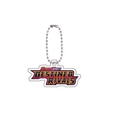 Chaveiro de acrílico de série completa para Mega Evoluções em inglês Sv10 Sv11 Sv9 151 Logotipo Anime Pingente de acrílico de decoração de bolsa