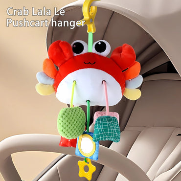 Baby toy crab pull happy bed bell ring bell puzzle cart pendant baby pull happy