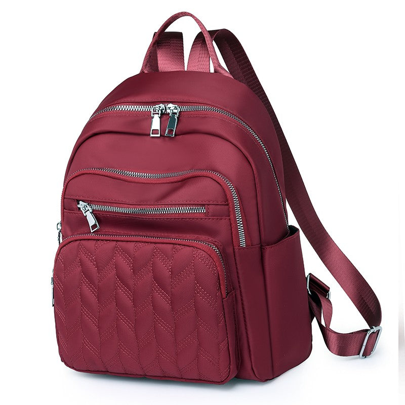 Men's and women's Oxford cloth backpacks, nylon travel backpacks, casual and fashionable canvas backpacks