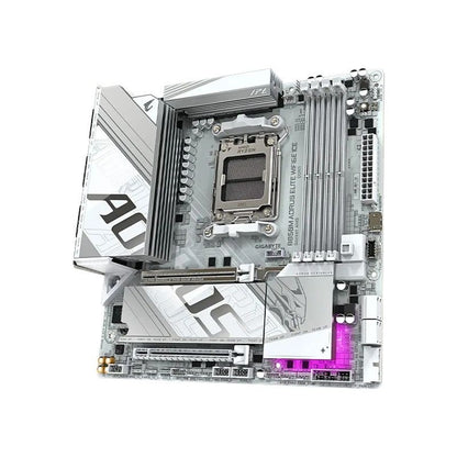 GIGABYTE B850M AORUS ELITE WIFI6E ICE New Motherboard supports up to AMD Ryzen 9000 series 12+2+2 power supply / Socket AM5