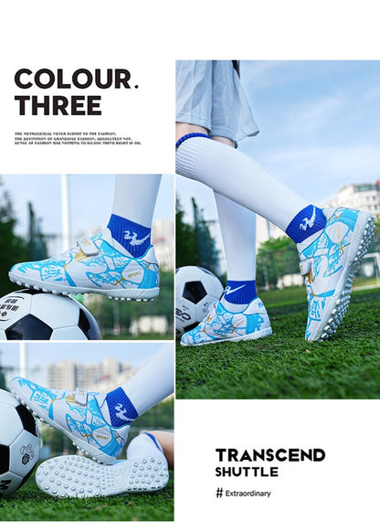 New Kids Football Shoes Match Soccer Shoes Indoor Football Field Boots Grass Training Original  Professional Sneaker Comfortable