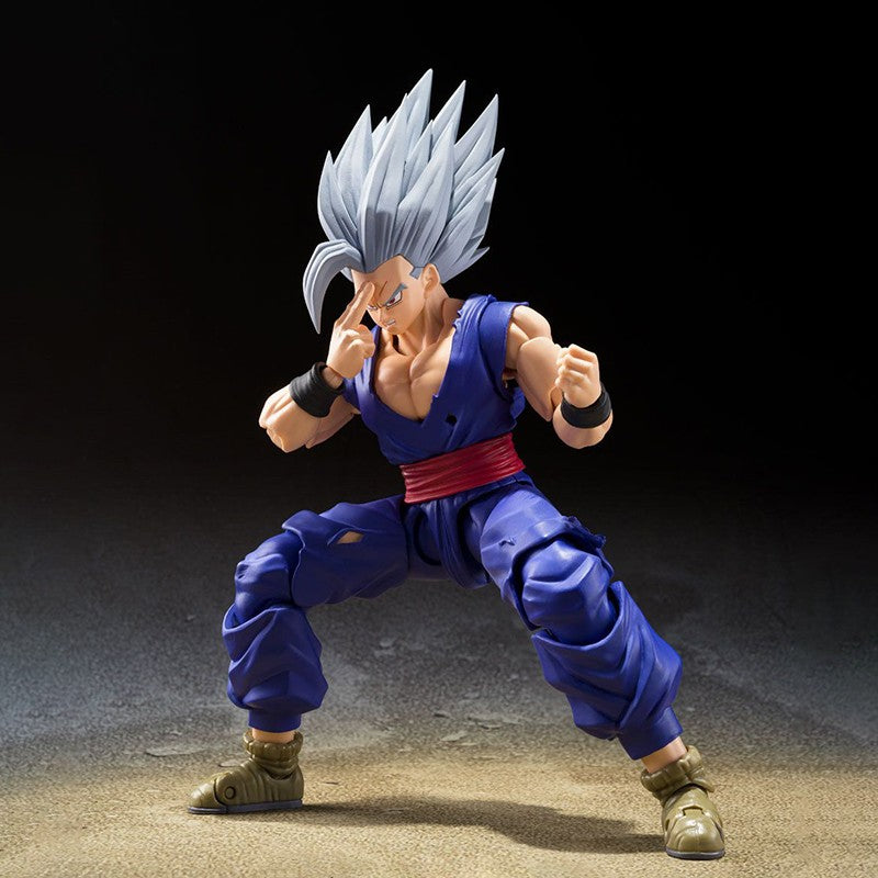 Shf Dragon Ball Son Gohan Besta Action Figure PVC Boneco Colecionável Articulado Anime 17cm Super Saiyajin Gohan Brinquedo Modelo de Presente