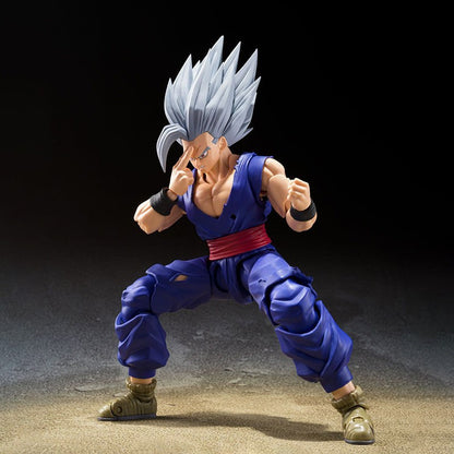 Shf Dragon Ball Son Gohan Besta Action Figure PVC Boneco Colecionável Articulado Anime 17cm Super Saiyajin Gohan Brinquedo Modelo de Presente