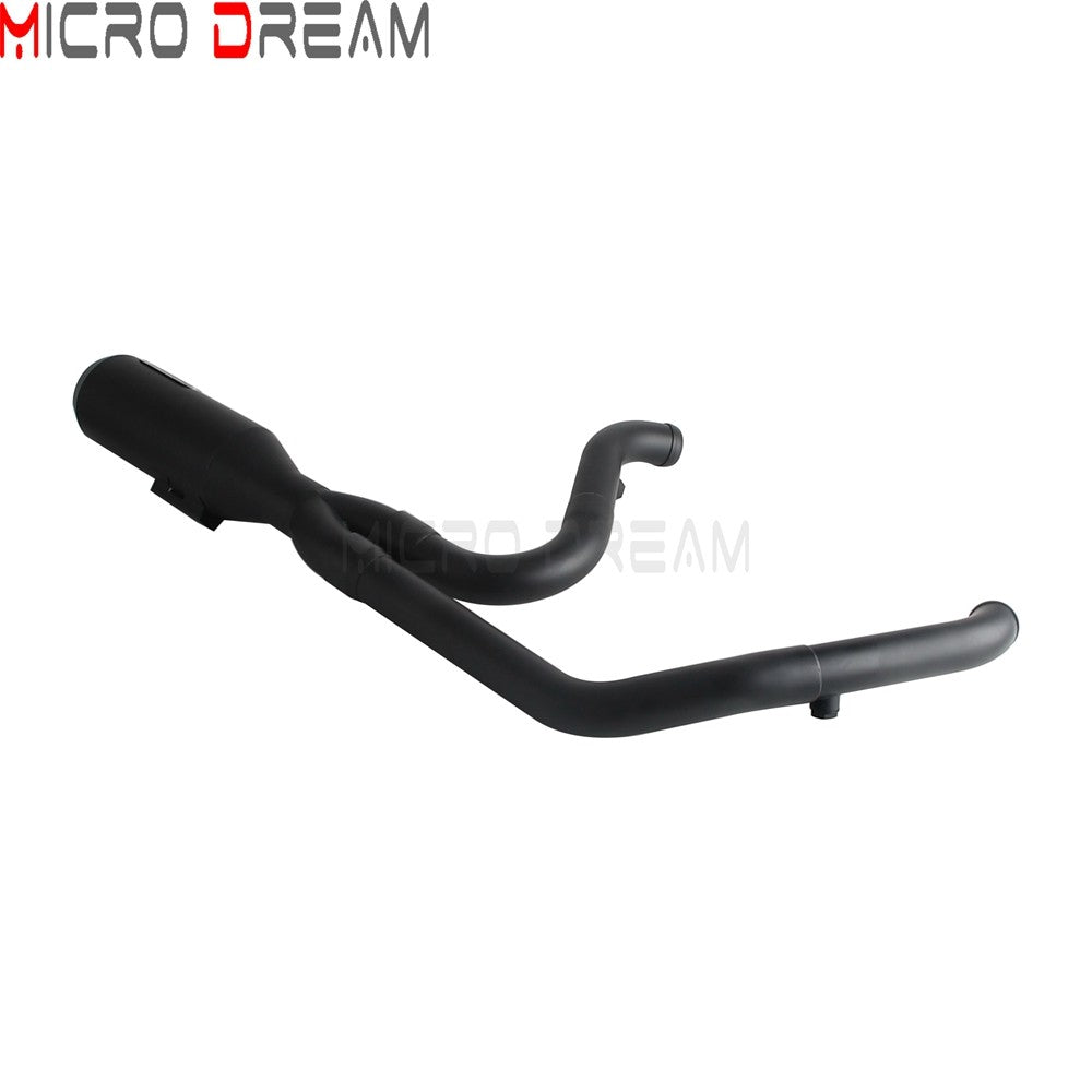 2 into 1 Motorcycle Engine System Pipe Slip on Exhaust Mufflers For Harley Street Glide ST FLHXST EFI FLHX Special FLHXS 2017-25