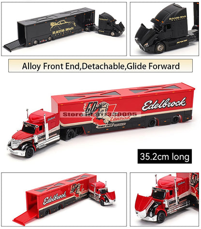 Maisto 1:64 MACK Anthem LoneStar UP Transporte Fabricação de Fundição Reboque Modelo Simulação Modelo Coleção de Carro de Liga