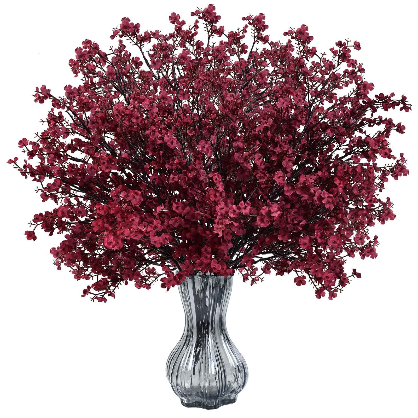 3/5 Pcs Artificial Baby's Breath Fake Flowers for Home Wedding Party Table Arrangements Farmhouse Decoration Faux Gypsophila
