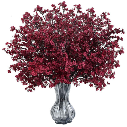 3/5 Pcs Artificial Baby's Breath Fake Flowers for Home Wedding Party Table Arrangements Farmhouse Decoration Faux Gypsophila