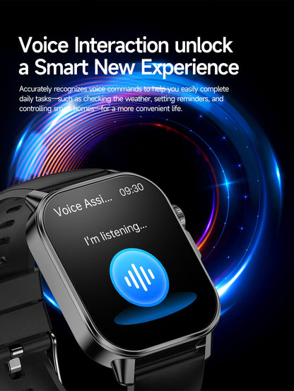 2026 New AI Health Diagnosis Smart Watch Body Analysis Uric Acid Blood lipids ECG+PPG Blood pressure call Smart watch Men Women