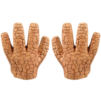 The Fantastic Four Accessories Thing Mask Gloves Cosplay Casks for Man Adult Halloween Mask Masquerade Carnival Costume