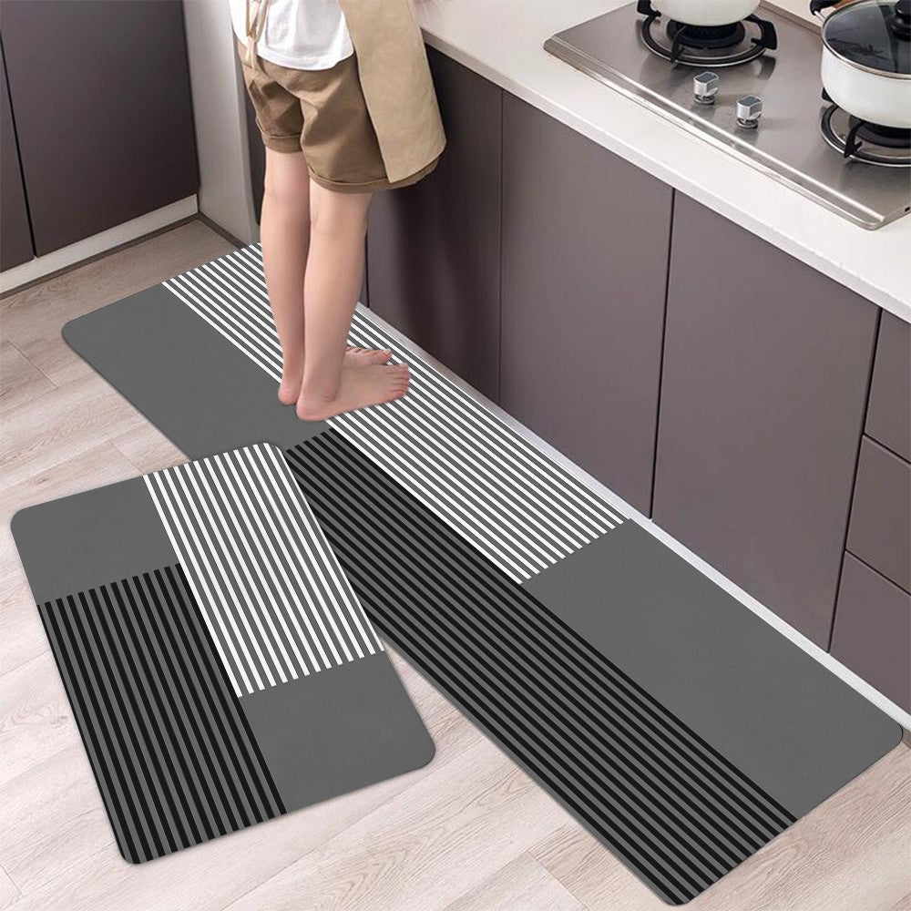Kitchen Rug Durable Home Entrance Doormat High-end Kitchen Mats for Floor Waterproof House Hold Washable Non-slip Large Carpet